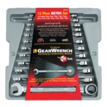 WRENCH RATCHING COMB. SET METRIC 12 PC GEARWRENCH