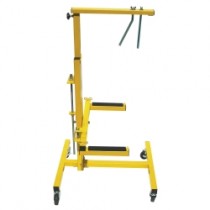 HEAVY DUTY DOOR LIFT OPERATED BY AIR RATCHET