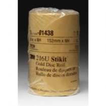 GOLD DISC ROLLS STIKIT P180G 6IN 175/ROLL