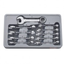 10PC STUBBY WRENCH SET 10-19MM