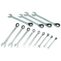 13-piece SAE Ratcheting Reversible Wrench Set