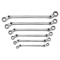 6 Pc Metric Indexing Double Box Rat. Wrench Set