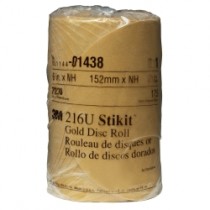 GOLD DISC ROLLS STIKIT P220G 6IN 175/ROLL