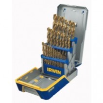 29PC DRILL BIT INDUSTRIAL SET CASE, TIN COATED