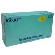 InTouch Large Blue Nitrile Gloves