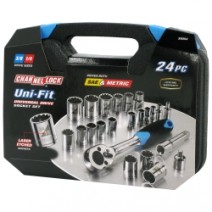 24 PC. Uni-Fit Socket Set