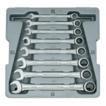 WRENCH RATCHING COMB. SET SAE 8 PC GEARWRENCH