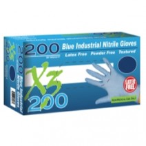 2XL Xtreme X3200 Powder Free, Blue Nitrile