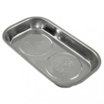 PARTS DISH MAGNETIC 9-1/2X5-1/2IN. STAINLESS STEEL