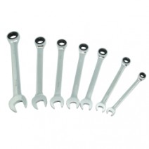 7-piece Metric Ratcheting Wrench Set