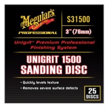 Unigrit 3" P1500 Sanding Disc - 25 pack