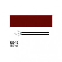 STRIPING TAPE-BURGUNDY 3/16" DOUBLE 150' ROLL