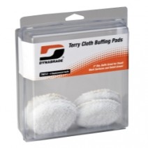 3" Terry-Cloth Buffing Pads (Four in clear pkg.)