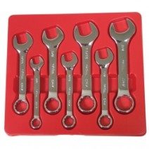 7PC SHORT SAE COMB WRENCH SET