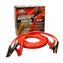 CABLE BOOSTER 20' 4GA TWIN RED