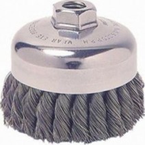 3-1/2" 1 Row Wire Cup Brush 3/
