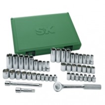 TOOL SET 3/8IN. DRIVE 47PC MET SAE 6 PT W/RATCH