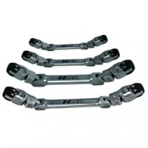 4 pcs ratcheting line wrench set (SAE)