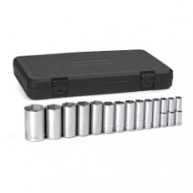 14 PC 1/2" DR SAE DEEP 6 PT SOCKET SET