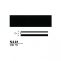 STRIPING TAPE--BLACK 5/16" DOUBLE 150' ROLL
