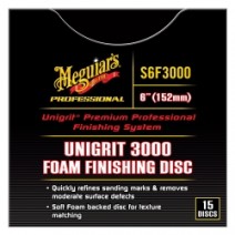 Unigrit 6" P3000 Foam Finishing Disc - 15 pack