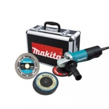 4-1/2" Angle Grinder with Diamond Blade and 4 Grin