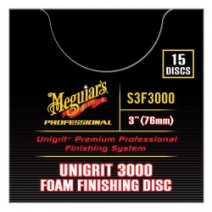 Unigrit 3" P3000 Foam Finishing Disc - 15 pack