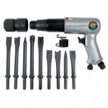 2500mm Long Barrel Air Hammer with 9 pc chisel set