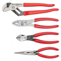 4-PC Mixed Dipped Handle Plier Set