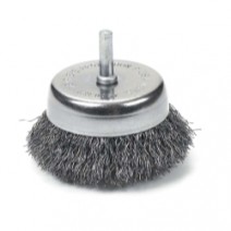 BRUSH CUP 2-1/2IN. CRIMPED WIRE