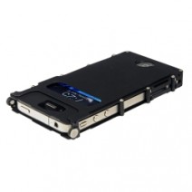 Stainless Steel iNoxCase for the iPhone 4-Black
