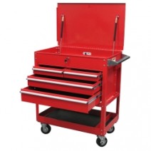 4 DRAWER PROFESSIONAL CART RED