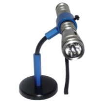 Blue Anodized Flex Flashlight Grip