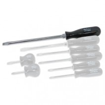 SCREWDRIVER SLOTTED 8IN. BLACK