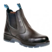 Black 6 inch slip on Composite Toe Safety boot