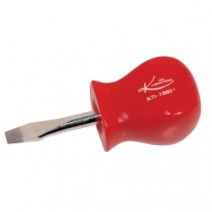 SCREWDRIVER SLOTTED STUBBY RED