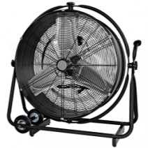 24" Drum fan that moves vertically and horizontall
