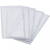 PC, SAFETY PLATE, 2" X 4-1/4", CLEAR, 3 PC./PK.