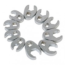 10PC METRIC FLARE CROWFOOT WRENCH SET 10MM-19MM