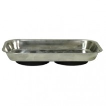 9.5" x 5.5" Stainless Steel magnetic parts tray