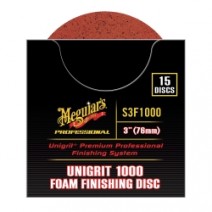 Unigrit 3" P1000 Foam Finishing Disc - 15 pack