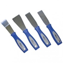 4-piece Scraper Set with Stainless Steel Blades