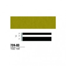 STRIPING TAPE-GOLD METALLIC 1/2" DOUBLE 150' ROLL