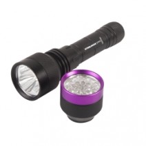 700lm Rechargeable Flashlight with UV Head Com