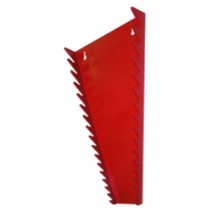 16 TOOL WRENCH RACK, RED PLASTIC