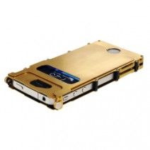 Stainless Steel iNoxCase for the iPhone 4- Gold