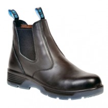 Black 6 inch slip on boot