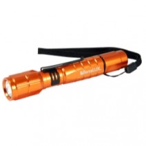 300 Lumen Flashlight w/ high/low - Orange