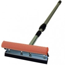 SQUEEGEE 8" METAL HEAD WITH 21 - 36" EXT HANDLE
