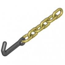 J-HOOK WITH CHAIN 3/8IN  